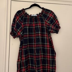 Hill House Red and Navy Plaid Dress